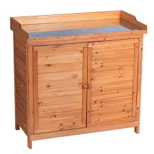 This farmhouse style diy potting bench is full of so much charm, but is so easy! Outdoor Garden Wood Storage Furniture Box Waterproof Tool Shed W Potting Bench Walmart Com Walmart Com