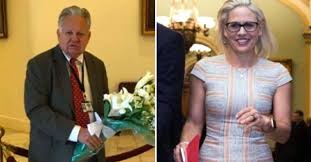 Sign up for our emails to keep in touch! Alabama Republican Bizarrely Attacks Sen Kyrsten Sinema For Wearing A Dress To Work Improperly Attired