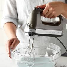 Dough hook, paddle and wire whisk attachments upgraded 5 qt. Kitchenaid 9 Speed Professional Hand Mixer Williams Sonoma