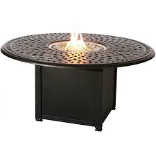 Includes fire pit table + 6 chairs with cushions. Signature 60 Inch Counter Height Propane Fire Pit Bar Table By Darlee Antique Bronze Bbqguys