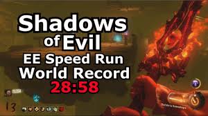 Obtain the swords by unlocking the sword room with the correct symbols and charging the eggs in the statues. Shadows Of Evil Easter Egg Speedrun World Record 28 58 Black Ops 3 Ps4 Youtube