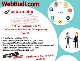 Update berita lowongan kerja terbaru. Astra Motor Plaju Nds Kota Palembang Sumatera Selatan