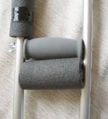 The easiest way to secure them to the crutch tops is with duct tape. Padding Crutches 9 Steps With Pictures Instructables