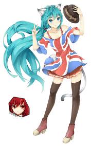 The most common tissue drapeau anglais material is cotton. Pin On Miku Hatsune