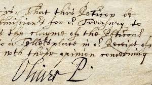 Need help logging into your account? Oliver Cromwell Document Found In Papers At Barnsley Bbc News