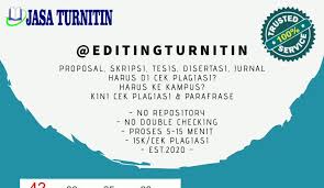 Maybe you would like to learn more about one of these? Jasa Turnitin
