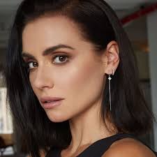 Platinum 'Gumdrop' Diamond Mini Hoop Earrings