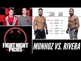 7 at ufc 265 in a pivotal clash for the stacked division. Ufc Fight Night Pedro Munhoz Vs Jimmie Rivera Prediction Youtube