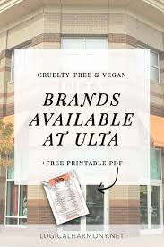 In 2018, entrepreneur, artist, and vegan activist kat von d founded kat von d beauty which was previously sold exclusively at sephora stores. Cruelty Free Brands At Ulta Updated For 2021 Logical Harmony Chemical Free Beauty Products Gluten Free Makeup Brands Cruelty Free Brands