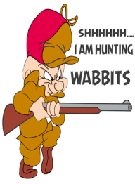 I own a mansion and a yacht. Elmer Fudd I Am Hunting Wabbits T Shirt Elmer Fudd Cartoon Jokes Looney Tunes Characters