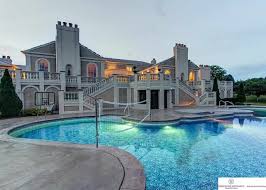 14243 Hamilton St Omaha Ne 68154 Mls 21408176 Big Houses Mediterranean Design In Ground Pools
