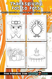 Thanksgiving Dot To Dots Printable Pages Woo Jr Kids Activities