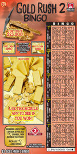 Attention sourdoughs, 49ers, and muckmen! Gold Rush 2 Bingo Lottery Scratch Tickets Oregon Lottery