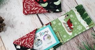 Who knew reusing containers from other items would make such a fun holder. Make Your Own Fabric Gift Card Holder Sew Simple Home