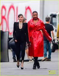 Megan Thee Stallion Rocks Red Leather Coat for Revlon Shoot with Sofia  Carson: Photo 4489186 | Megan Thee Stallion, Sofia Carson Photos | Just  Jared: Entertainment News