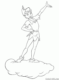 Rabbit is a featured article, which means it has been identified as one of the best articles produced by the disney wiki community. Coloring Page Peter Pan On A Cloud