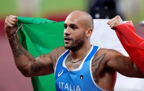 Italy's lamont marcell jacobs celebrates as he crosses the finish line to win the men's 100m final on italy's lamont marcell jacobs became the fastest man in the world when he took gold in the. 75gqwgh1bicgom