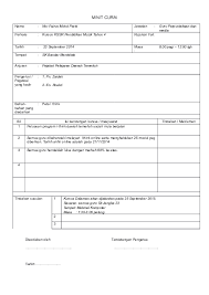Fail masa tempat anjuran pegawai yang hadir : Doc Format Minit Curai Sk Jengka 23 Mohd Khairuddin Academia Edu