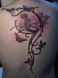 Fairies are a symbol of eternal youth, they have supernatural powers, but also a touch of evil. Image Detail For Fairies Flowers Tattoo Fairy Tattoo Tattoos Fairy Tattoo Designs