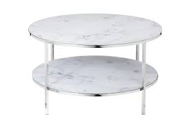 Runde couchtische marmor runde tischplatte naturstein couchtisch esstisch, design couchtisch marmor optik online kaufen, hochwertiger marelli couchtisch tab in 2020 couchtisch. Salesfever Couchtisch Rund Mit 2 Ablagen Kaufland De