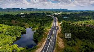 Pembinaan keselamatan di jalan raya. Projek Lebuhraya Pan Borneo Sabah Catat Kemajuan Fizikal 22 Peratus