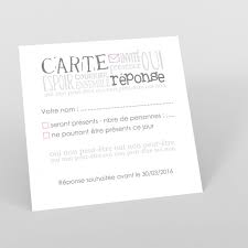 Modèle carte invitation word : Carte Reponse Mariage Echantillon Gratuit Faire Part Com