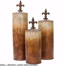 Fleur De Lis Lidded Jar 5521820180 Kitchen Accessories Decor Canisters World Decor Decor