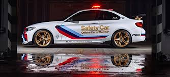 The Bmw M2 Gets Decked Out In Gold To Become Motogp S Badass New Safety Car Bmw Bmw M2 Car Safety