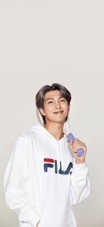 Fila classic pure hoody kangaroo white. Lockscreen Bts On Twitter Kim Namjoon Fila Namjoon