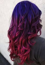 Blue Hair Purple Hair Red Hair Ombre Cool Hair Color Hair Styles Cool Hairstyles
