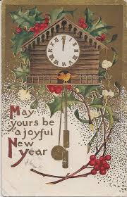 Happy New Year Antique Postcard Vintage Happy New Year Happy New Year Cards New Year Postcard