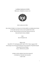 Contoh laporan evaluasi program bab i pendahuluan a. Laporan Kegiatan Ppm Staff Site Universitas Negeri Yogyakarta