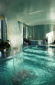 Fancy Indoor Pool Indoor Waterfall Romantic Bathrooms Dream House