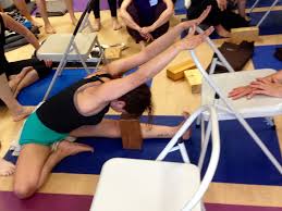 Janu Sirsasana Iyengar Yoga Chair Yoga Yoga Therapy