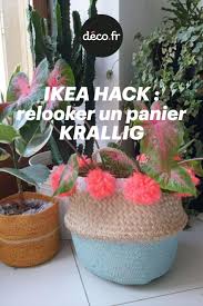 Ikea Hack Relooker Un Panier Krallig In 2020 Diy Deco