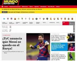 Check spelling or type a new query. Las Repercusiones A Nivel Mundial Sobre La Continuidad De Lionel Messi En Barcelona Tyc Sports