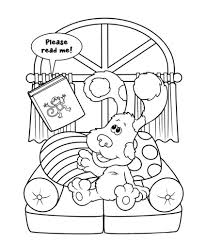 Posted in blue's cluestagged live action, television series. Printable Blue S Clues Coloring Pages Coloringme Com