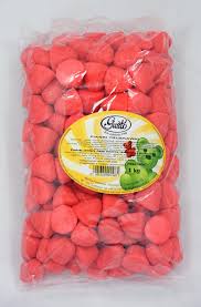 Z owoców truskawki wytwarza się dżemy, kompoty oraz mrożonki a liście suszy na herbatkę. Pianki Truskawki Truskaweczki 1 Kg W Opakowaniu Foliowym Sklep Z Zelkami Gusto