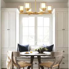 Angle the arms of this highly adjustable fixture to strike a sense of balance that best suits your dining table. Living Room Lamp Chandelier Apartment Copper Modern Bedroom Restaurant Brass Muli Light Glass Gold