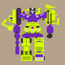 Pixel Art Devastator Transformers Pixel Art Transformers Pixel