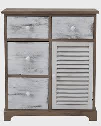 Pickled cabinets are typically done on oak, ash, or woods with an open grain. Multipurpose Pickled Cabinet With 1 Door And 4 Drawers Mobili Rebecca