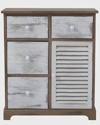 Pickled cabinets are typically done on oak, ash, or woods with an open grain. Multipurpose Pickled Cabinet With 1 Door And 4 Drawers Mobili Rebecca