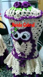 Capa De Liquidificador De Croche Coruja Capa De Croche Coruja Para Liquidificador Peca A Cor De Sua Preferencia Capa De Croche Casa De Croche Jogo De Cozinha Croche