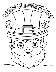 Patrick's day preschool coloring pages are fun, but they also help kids develop many important skills. Happy St Patricks Day Leprechaun Coloring Pages St Patricks Day Coloring Pages Coloring Pages For Kids And Adults