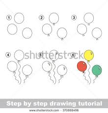 How To Draw Balloons How To Draw Balloons Rainbow Drawing Easy Drawings