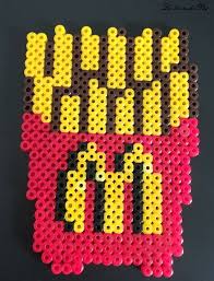 Perles A Repasser Frites Les Loisirs De Pat Perle Perles A Repasser Repasser