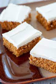 Pumpkin Bars With Cream Cheese Frosting Recipe Pumpkin Bars Pumpkin Recipes Easy Savory Pumpkin Recipes