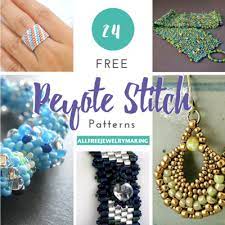 If you're just starting out and you need a project that's quick and easy, try any of these beginner projects. 24 Free Peyote Stitch Patterns Allfreejewelrymaking Com