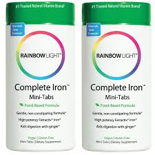 Shop Rainbow Light Complete Iron Mini Tabs 60 Tablets Overstock 12137838