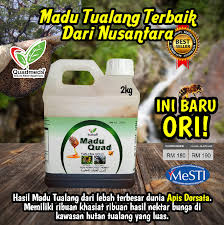 Dapatkan madu tualang asli yang dihasilkan dari lebah terbaik di asia yaitu lebah madu raksasa atau rock bee dengan nama latin apis dorsata. Madu Quad Tualang Emas Lelehhhh
